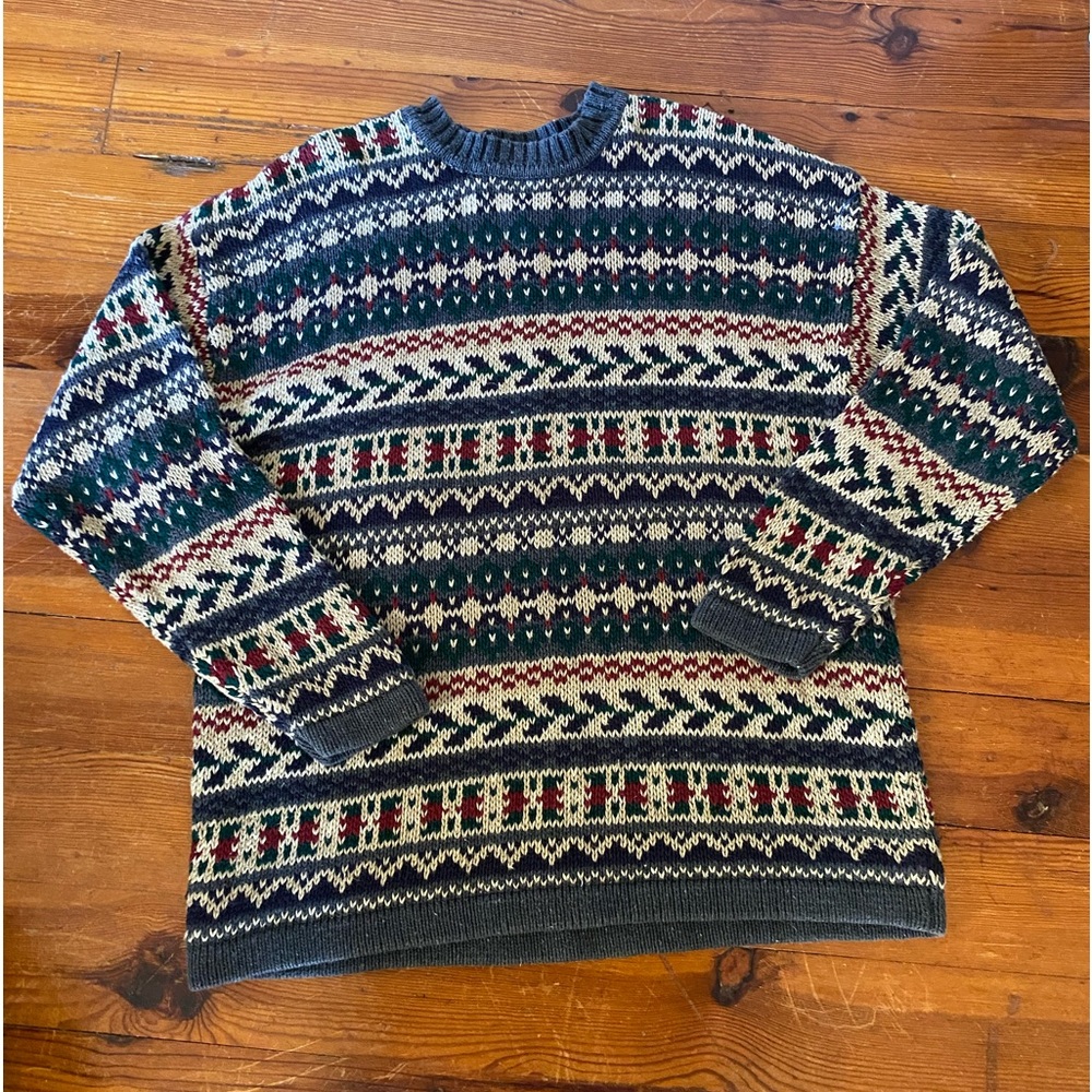 Vintage Abercrombie Grandpa Sweater